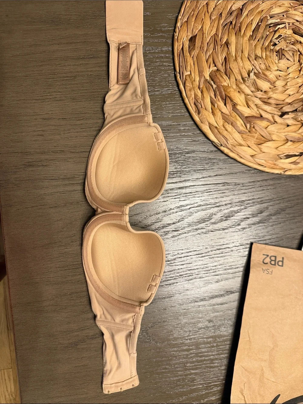SKIMS Fits Everybody Strapless Bra - Clay